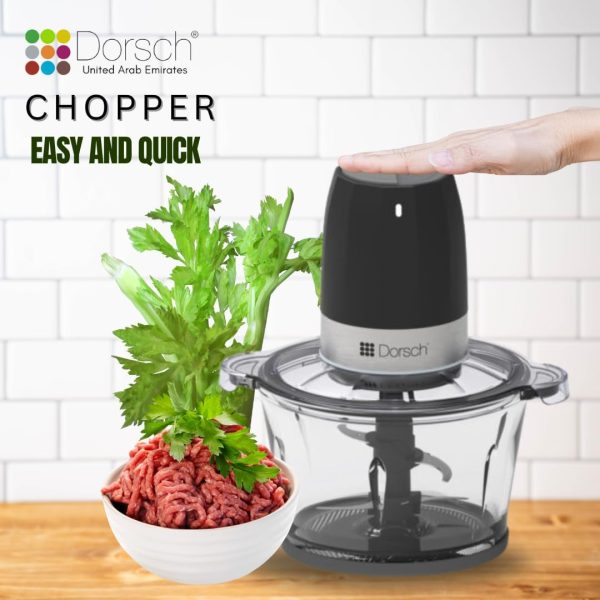 غذا ساز Dorschhome Chopper - 300W Electric - تصویر 5