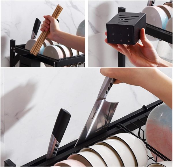 آبچکان ANTOLE Over The Sink Dish Drying Rack - تصویر 5