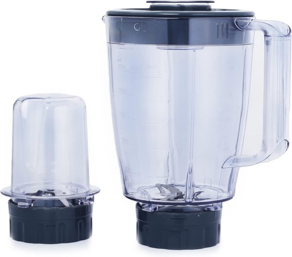 مخلوط کن Clikon 2 in 1 Countertop Blender with 1.5 Liter & 0.5 Liter BPA Free Jars - تصویر 5