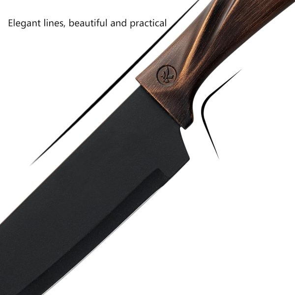 چاقو  【TTQK】Kitchen Knife Set, 8 Pcs kitchen knife set - تصویر 5
