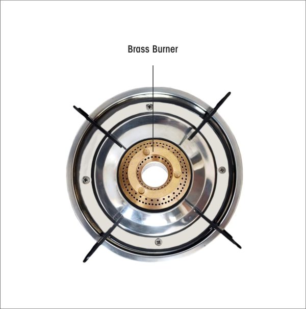 اجاق گاز روکار Butterfly Smart Glass 4 Burner Gas Stove - تصویر 5
