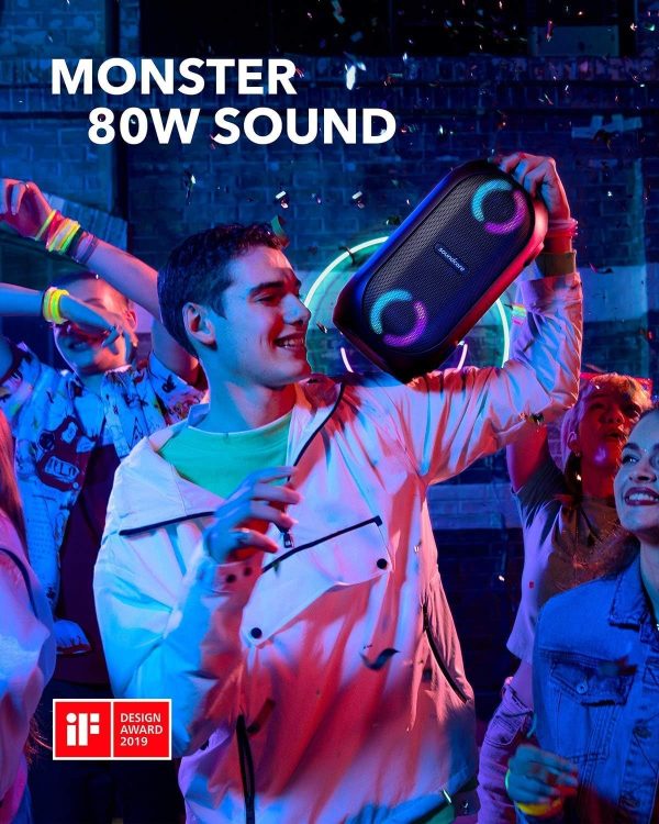 اسپیکر Anker Rave PartyCast 80W Black, Bluetooth - تصویر 5