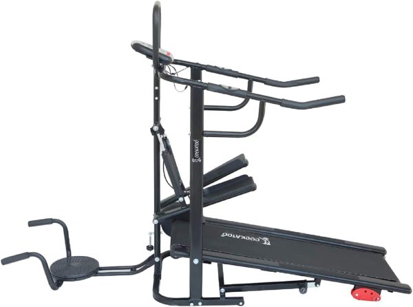 تردمیل Cockatoo cmt02 Black Manual Treadmill For Home With Manual Incline - تصویر 5