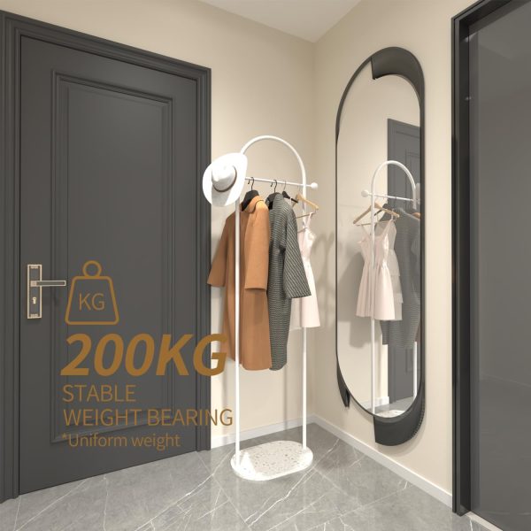 رگال Fashionable and Versatile Coat Rack and Clothes Hanger Stand- Half-Round Shape, Multi - تصویر 5