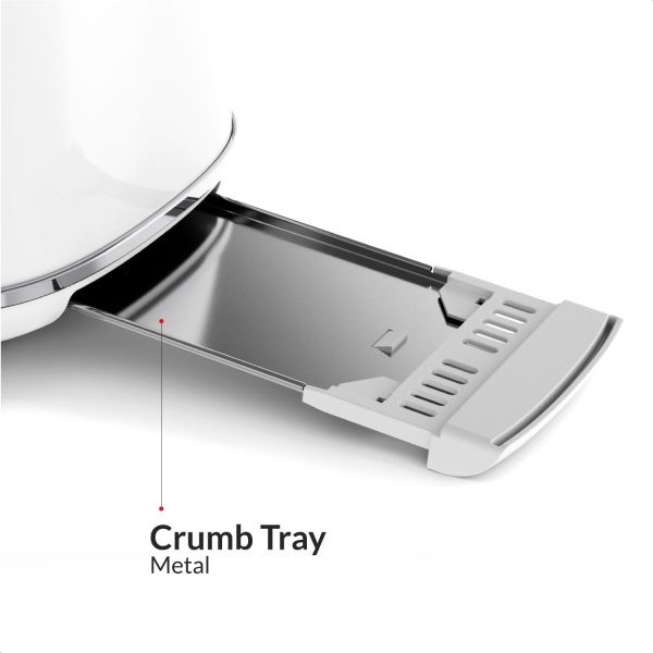 تستر Feller Germany, Retro Style 2-Slice Toaster, 815 W, Stainless - تصویر 7