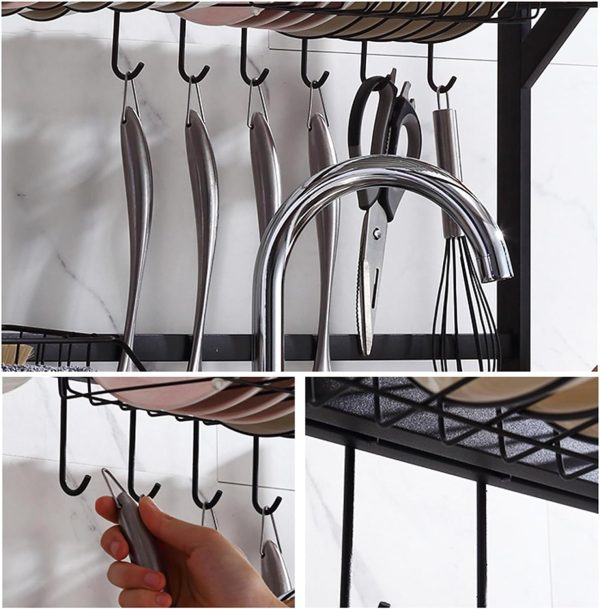 آبچکان ANTOLE Over The Sink Dish Drying Rack - تصویر 6