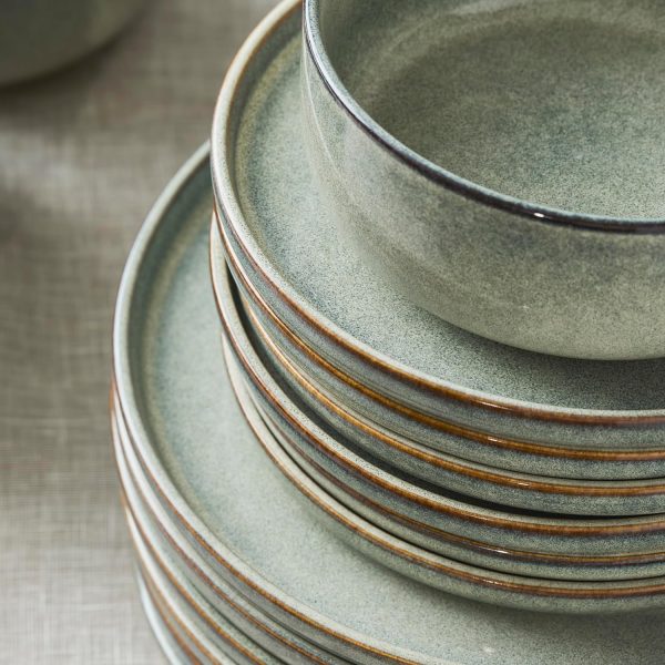 ظروف سرامیکی Karaca Skal Dinnerware Set for 4 Person, Reactive Stoneware, Multi-Colored, - تصویر 5