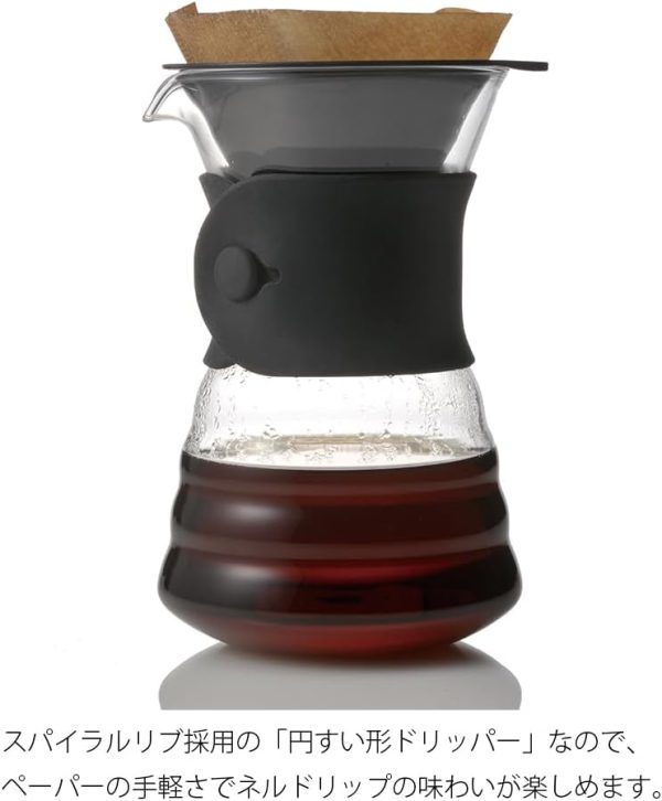 قهوه جوش Hario V60 Drip Coffee Decanter, 700ml - تصویر 5