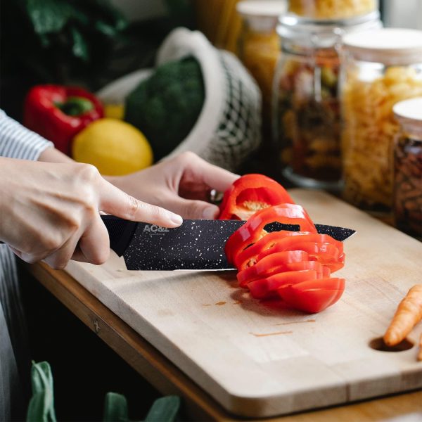 چاقو  SINEEX 6Pcs Chef Kitchen Knife Set - تصویر 7