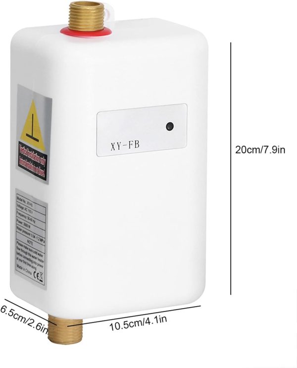 آب گرم کن 0.4-0.6mpa Adjustable Water Temperature Instant Water Heater - تصویر 7