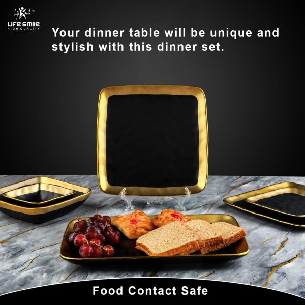 ظروف سرامیکی Dinner Set LIFE SMILE, 30 Pieces Porcelain Dinner Set - تصویر 7