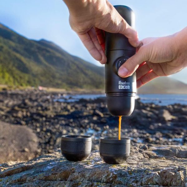 قهوه ساب WACACO Minipresso Kit, Accessory for Minipresso GR, Larger Water Tank with 3 Filter Baskets, for Lungo Espresso - تصویر 4