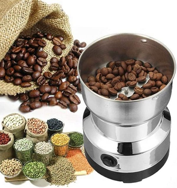 قهوه ساب ECVV Household Electric Mill Grinder Machine, Stainless Steel Electric Spice Coffee Nut Grain Grinder, Multi‑Function Crusher Mill Blender Kitchen Tool - تصویر 6