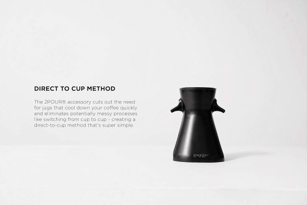 قهوه ساب 2POUR The New Dual Press Accessory for The Aeropress Coffee Maker Delter Coffee Press or Pourover - تصویر 5
