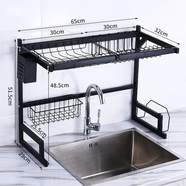 آبچکان ANTOLE Over The Sink Dish Drying Rack - تصویر 8