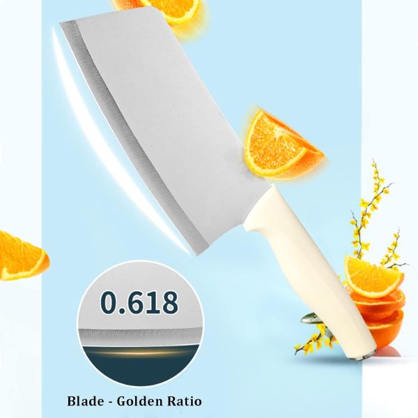 چاقو Kitchen Knife Set, 5PCS Stainless Steel Knife Set with Block, - تصویر 8