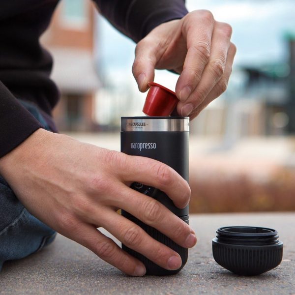 قهوه ساب Wacaco Nanopresso NS-Adapter, Accessories for Nanopresso Portable Espresso Machine, Compatible with NS Capsules, Perfect for Traveling, Camping or Office Use - تصویر 5