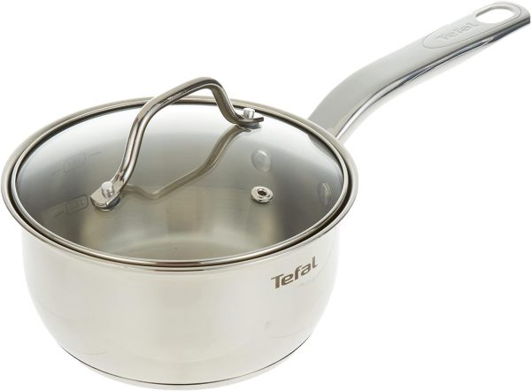 ماهی تابه Tefal T Intuition 16 cm Saucepan, Premium Stainless steel 18/10, 1.3 L, Induction, B8642274