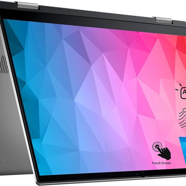 لپ تاپ و تبلت Dell Newest Inspiron 7420 2-in-1 Laptop, 14" FHD+ Touch Display, 12th Gen Intel Core i5-1235U, 16GB DDR4 RAM, 1TB PCIe SSD, FHD Webcam, HDMI, Backlit KB, FP Reader, Wi-Fi 6, Windows 11 Home, Silver