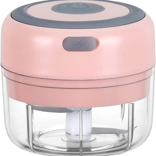 سیر له کن Mini Garlic Grinder Electric Garlic Chopper Cordless Food Fruit Vegetable Blender Kitchen Gadgets 100ML USB