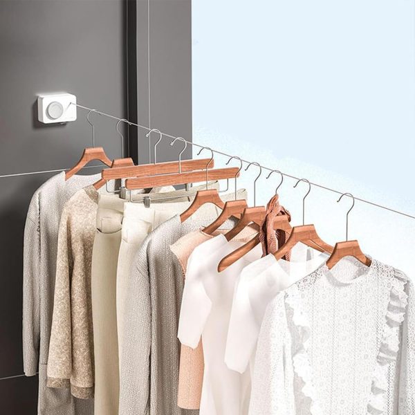 بند رخت فنری Retractable Clothesline Indoor - تصویر 3