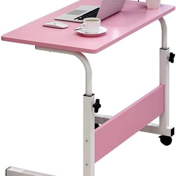 میز لپ تاپ Dubai Gallery Height Adjustable Movable Portable Adjustable Laptop Stand with Wheels for Sofa, Bed, ZF80B3713644D5E91AE1BZ