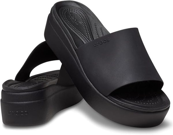 صندل Crocs Brooklyn Platform Slides womens Slide Sandal - تصویر 6