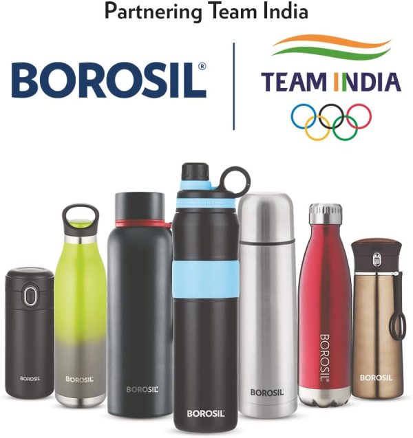 فلاسک BOROSIL VACUUM INSULATED STAINLESS STEEL TEAPOT | TEA POT | THERMAL FLASK | THERMOS | CARAFE | JUG | COFFEE POT | FOR WATER, COFFEE, TEA | RED - تصویر 9