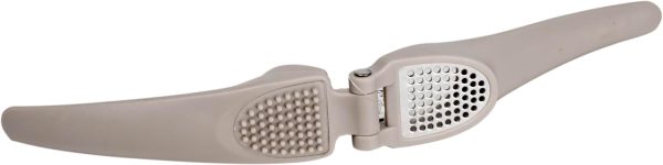 سیر له کن Cuisine Art Garlic Press 19 cm - Effortless Garlic Mincing with Durable Polypropylene Construction - Zorba Grey - تصویر 4