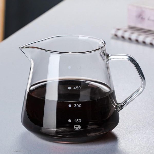 قهوه جوش HOOPZOZA 600ml Glass Drip Coffee maker coffee Pot with Drip Filter Coffee Share Pot (A-600 set) - تصویر 4