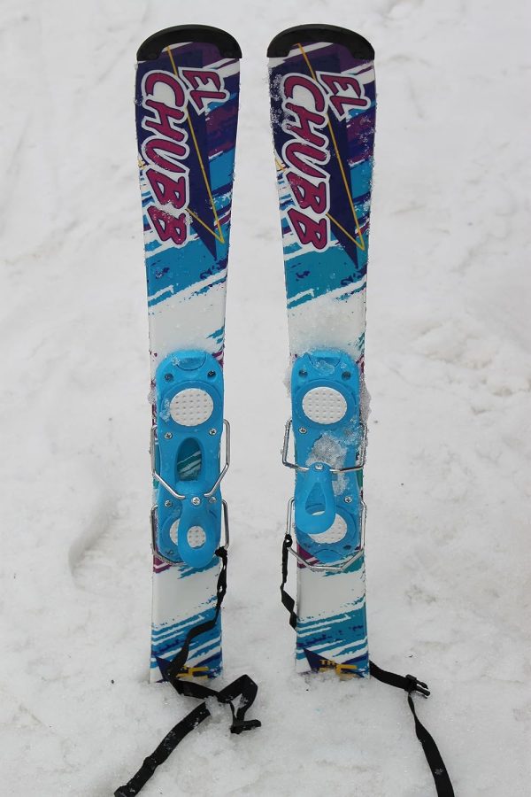 بورد اسکی 5th Element El Chubb Ski Blades, Ski Boards, Snow Blades for Men and Adult with Adjustable bindings -Twin Tip Freestyle Mini Skis Short Skis -for Tricks, All Mountain Snow Skiing - تصویر 6