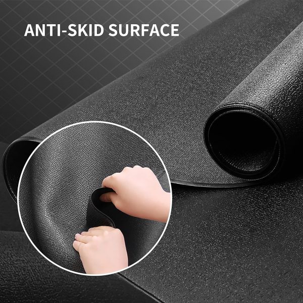 مت ورزشی PROIRON Exercise Equipment Mat Bike Bicycle Trainer Floor Protector Mat High Density Fitness Gym Mat for Fitness & Exercise Equipment - 200 * 92cm - تصویر 6