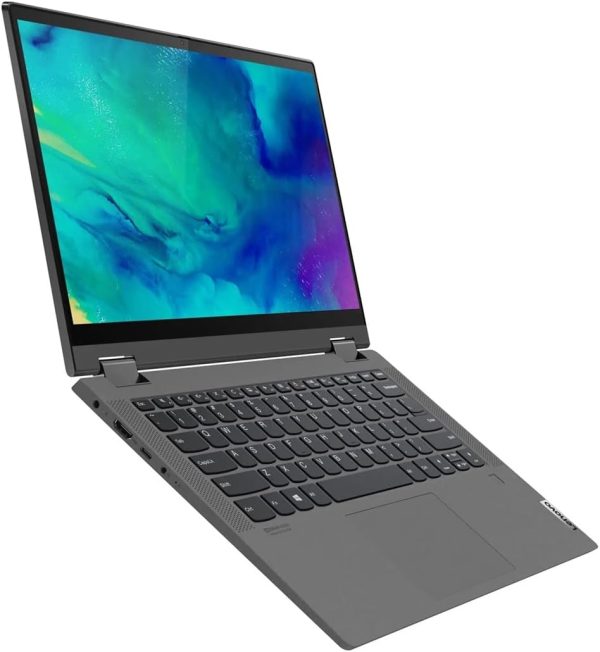 لپ تاپ و تبلت Lenovo IdeaPad Flex 5i 14" FHD 2-in-1 Touchscreen Laptop, Intel Core i3-1115G4, 4GB RAM, 128GB SSD, Graphite Gray, Windows 11 in S Mode, 82HS00R9US - تصویر 8