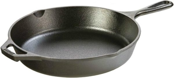 سرویس قابلمه Lodge Seasoned Cast Iron Piece Bundle 5 Piece Black L5HS3 - تصویر 7