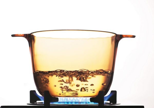 قابلمه Visions 3739 Amber Stock Pot, Brown, Glass - تصویر 6