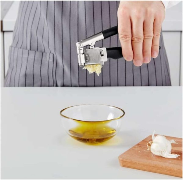 سیر له کن Ikea Zinc Matt Chrome Plated 365+ Garlic Press - تصویر 5