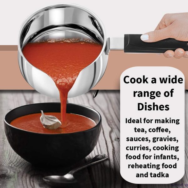 شیرجوش Hawkins Stainless Steel Tpan 1.5L with Glass lid - تصویر 6