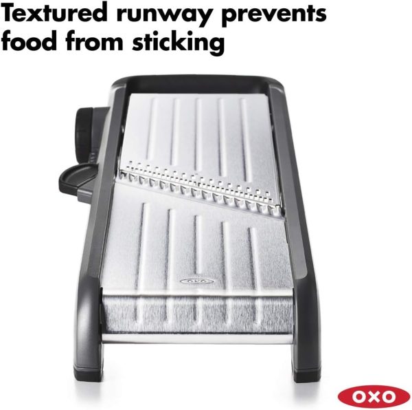 رنده OXO Chef's Mandoline Slicer Chef's Mandoline Black & Steel 11194500UK - تصویر 5