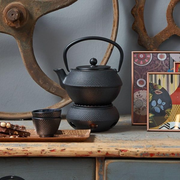 استند وارمر Bredemeijer Tea Warmer Jang, black, Cast iron, 1-Pack - تصویر 5