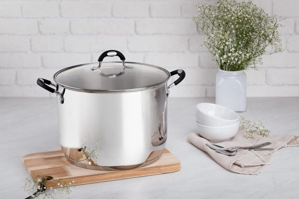 قابلمه Tramontina Stock Pot 30cm | High capacity Starflon, Pots & Pans Set, coated aluminium, kitchen cookware sets nonstick - تصویر 6