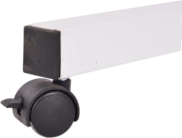 میز لپ تاپ SKY-TOUCH Mobile Standing Desk, Height Adjustable Sit Stand Mobile Laptop Computer Tablet, Home Office Desk With Wheels For Computer Workstation,Black - تصویر 10