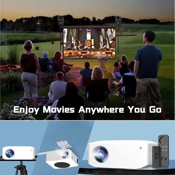 پروژکتور Occuwzz 5G Wi-Fi Portable Mini Projector - تصویر 8