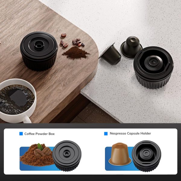 قهوه جوش MIUI Portable Coffee Maker Small Espresso Machine DC12V Travel Coffee Maker for Car Outdoors Lightweight Camping Backpacker - تصویر 6