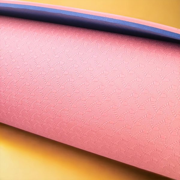 مت ورزشی Smarty Yoga Mat 8 MM Thick TPE Material with Carrying Strap for Gym & Home Exercise Mat Eco-Friendly Non Slip water Resistant Yoga Mat Men & Women Workout - تصویر 9