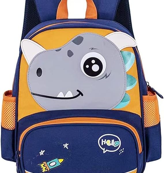 کوله پشتی Skycare Waterproof Preschool Backpack, 3D Cute Cartoon Animal Schoolbag for Kids, Lunch Box Carry Bag for 4-8 Years Boys Girls