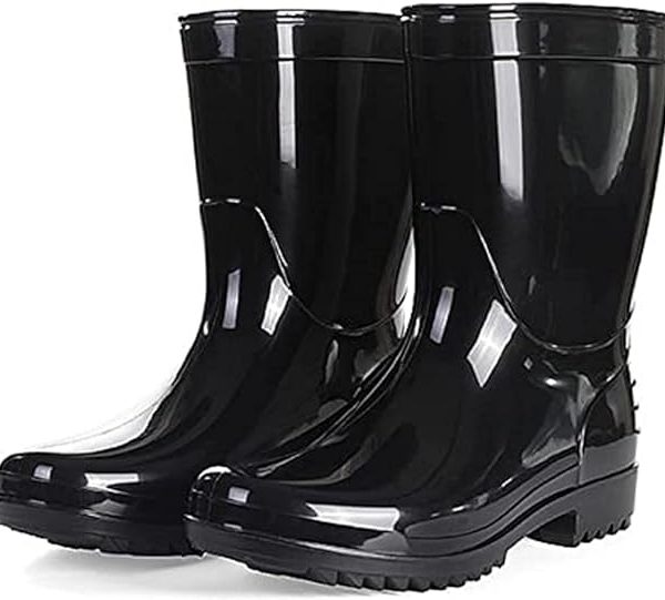 بوت Royal Apex Safety Waterproof Gum Boots – Protective Anti-Skid Wear Resistant Industrial Shoes for Construction Site, Gardening etc