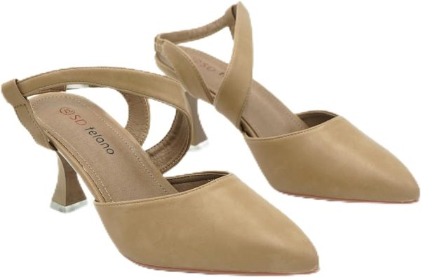 کفش Women's High Heels Pumps Shoes | Closed Pointed Toe, Comfortable, Casual Slip-On Kitten Heels for Girls & Ladies | Lightweight Women's Fashion Shoes for Party Bride Wedding Dress Platform Heels Shoes