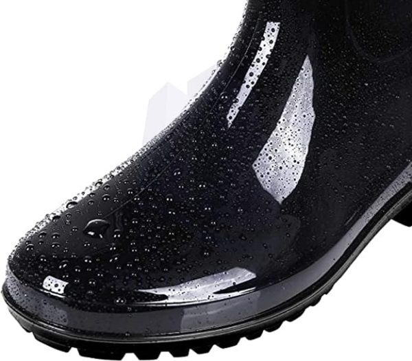 بوت Royal Apex Safety Waterproof Gum Boots – Protective Anti-Skid Wear Resistant Industrial Shoes for Construction Site, Gardening etc - تصویر 3