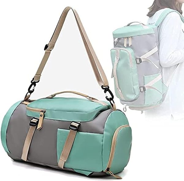 کیف ورزشی SKADE Gym Duffle Bag for Women Lightweight Backpack Travel Weekender Bag Sport Duffel Bags with Shoes Compartment for Traveling Sporting Hiking