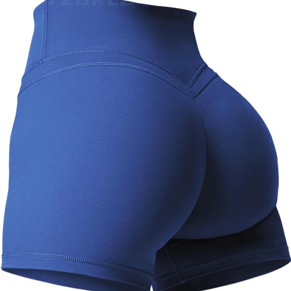 شلوارک زنانه ورزشی YEOREO Buttery Workout Shorts for Women High Waist Running Biker Shorts Spandex Scrunch Gym Yoga Shorts